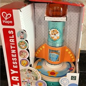 Play Essentials Rocket Toy - Orange and Blue